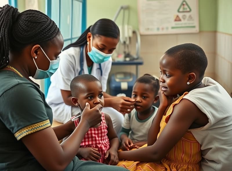 Campagne de vaccination dans la province de Benguela