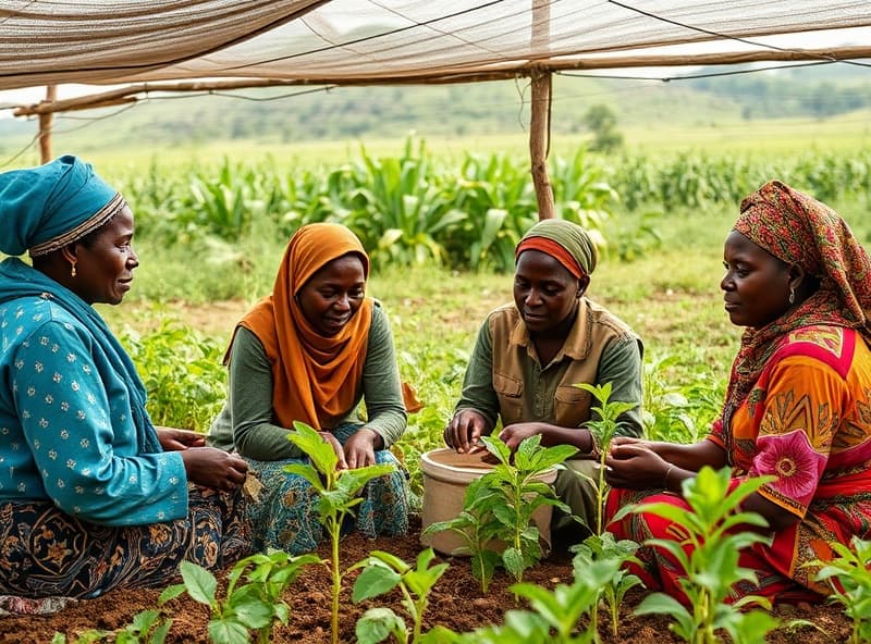 Formation à l'entrepreneuriat agricole pour les femmes