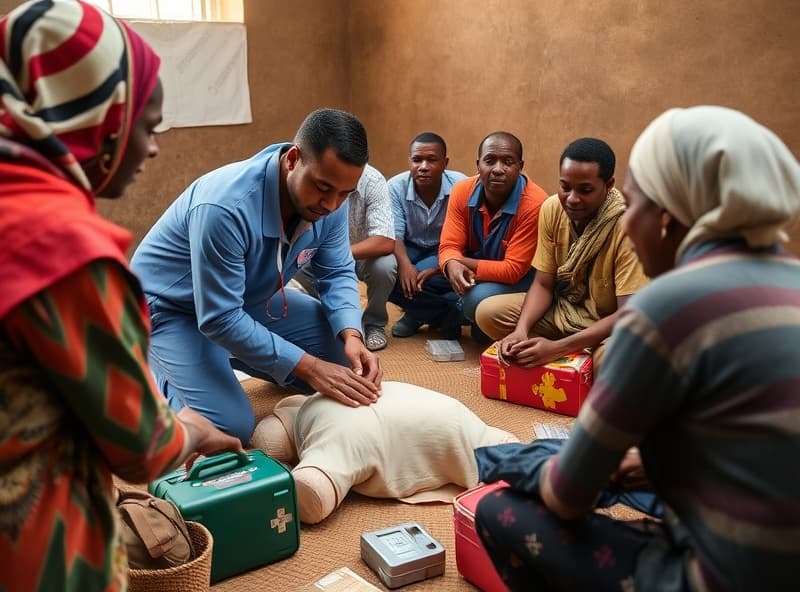 Formation aux premiers secours pour les agents de santé communautaires